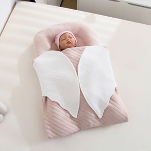 melek sarar toptan satış-43 cm Kızlar için Taşınabilir Bassinet Erkek Bebek Beşikleri Melek Salıncaklı Anne Sarma Kundak Sarılmış Battaniye Yatak