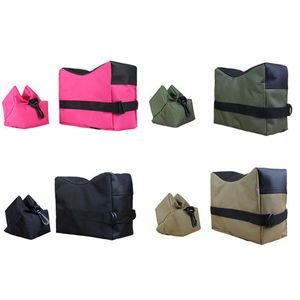 Outdoor Shooting Rest Bags Target Sports Bench Front Rear Support SandBag Stand Holders for Gun Rifle Hunting Photography Unfilled