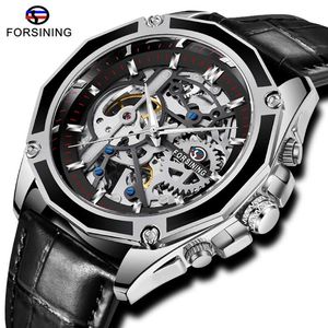 men's watch with gears showing