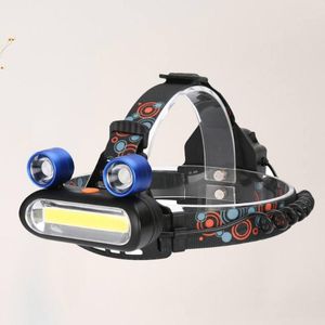 FROGEYE COB LED strålkastare strålkastare huvudlampa USB Uppladdningsbar Torch Camping Vandring Natt Fiske Ljus Svart Bil strålkastare