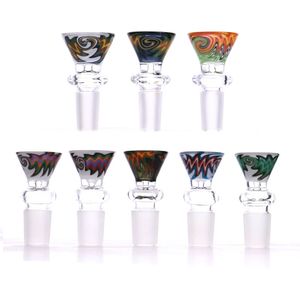 hochwertiges farbglas großhandel-Wasserhaare mm Glasschüssel mit hoher Qualität Neu kommen Schalen für Bongs farbig Sehr dickes Wasserleitung