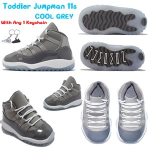 nouvelles chaussures de basket pour les enfants achat en gros de Jumpman S Cool Grey Kids Basketball Chaussures Nouveau modèle Mode Designer Babys Enfants Enfants Sneakers en plein air avec Box Keychain Tag