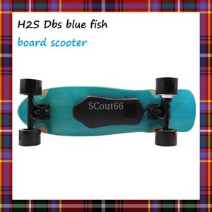 boards electric skateboard venda por atacado-H2S DBS Blue Fish Board Scooter Smart Electric Skate rápido
