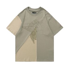 büyük boy tişört baskısı toptan satış-Erkekler için T Shirt Travis Scott Sokak Moda Yüksek Kaliteli Baskı Kazak Kısa Kollu Tişört Çift Stilist Boy