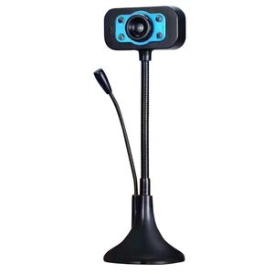 Webcams x600 Thuiskantoor Multifunctionele Desktop Laptop USB CMOS Camera HD Webcam vrijstaande met microfoon computeraccessoires