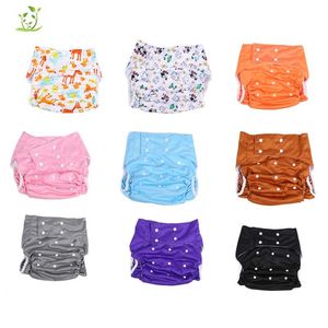 Wholesale adult diaper resale online - Cloth Diapers Reusable Adult Diaper Cover Snap Buckl Adjustable Old People Nappy Changing Waterproof Incontinence Pants For Disabled