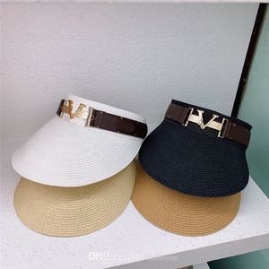 plaj için katlanabilir şapka toptan satış-Yüksek Kaliteli Unisex Katlanabilir Boş Üst Şapka Kadınlar Tasarım Casquette Güneş Kremi Plaj Lüks Güneş Şapkaları Şapkalar Balıkçı Kap Moda Naylon Kova Kapaklar