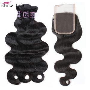 Peruvian Human Hair Weave Bundles With Lace Closure Human Hair Extensions Best A Brazilian Hair Bundles With Closure Body Wave