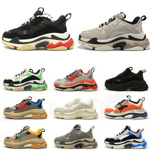 Wholesale hard lighting for sale - Group buy 2022 triple s men women designer casual shoes platform sneakers black white grey red pink blue green Light Tan oreo mens trainers sports fashion tennis