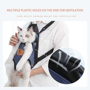 Wholesale dog travel accessories resale online - Cat Carriers Crates Houses Bag Portable Outdoor Backpack Chest Pet Dog Travel Carrying Breathable Shoulder Carrier Kitten Accessories