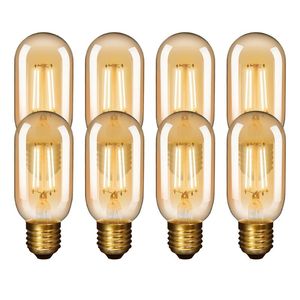 Bulbs Vintage W T45 LED Light E27 Retro Filament Lamps K Warm White Lm Replacement Of W Incandescent Bulb Pack
