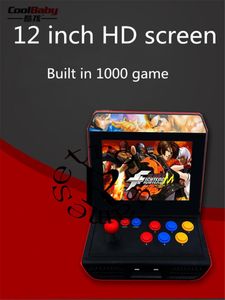 Retro spel A10 tums HD skärm GB spelkonsol med Rocker Arcade Nostalgic Fighting Support TV Connection Portable Players