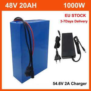 1000 W V AH elektrische fiets batterij pack W W S V AH AH AH AH lithium ion ebike batterij met PVC case A BMS V A oplader