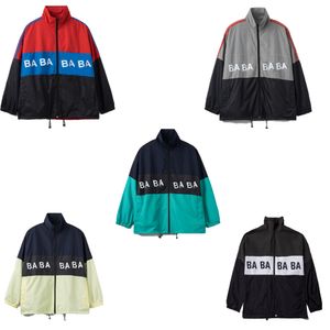 women s jackets toptan satış-Erkek kadın resmi tasarımcısı ceket sonbahar kış streetwear açık sıcak spor fermuar ceketler erkekler mektup baskı moda palto