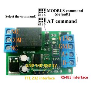 ttl board venda por atacado-Circuitos integrados em Rs485 RS232 TTL no Modbus RTU Relay Switch Board PC USB COM UART Serial Port Canal VDC Módulo