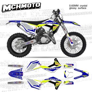 Motorcycle Stickers MCHMFG Decal For Sherco SE SEF SER Fairing Sticker Graphics