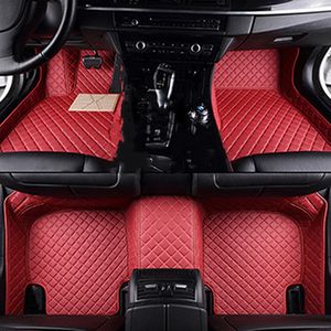 Bilgolvmattor för Honda Fit Jazz Mattor Auto Interiors Stylings Tillbehör Anpassad mattor Decor