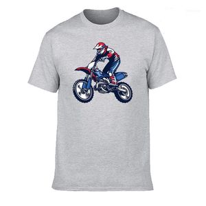 cuello de motocross al por mayor-Camisetas para hombres algodón Cool Motocross Rider Print Hombre O Cuello T Shirts Fashion Tops Men T Shirt Tshirt Tee Shirts1