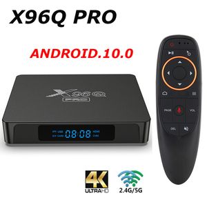 Wholesale android tv box for sale - Group buy X96Q PRO Android TV BOX Allwinner H313 G Wifi K GB GB Media Player GB GB TVBOX Set TopBox vs x96 max