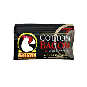 Ecig Vape Coil Cotton Bacon Bag Prime Silver Gold Version Label Fit For Vaporizers Atomizers E cigarette RBA RDA Tank Smoking Tool