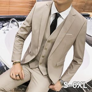 Wholesale custom prom suits resale online - Latest Coat Pant Designs Beige Men Suit Prom Tuxedo Slim Fit Piece Groom Wedding Suits For Custom Blazer Terno Masuclino Men s Blazers
