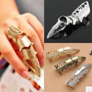 Trend Fashion Aggressive Armor Ring Men and Women Self Defense Cool Bar Singer Dancer Ghost Claw Iron BN15716