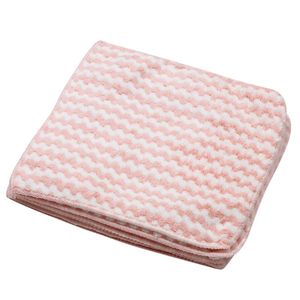 Table Napkin Striped Flower Household Kitchen Towels Absorbent Thicker Microfiber Wipe Towel Cleaning Dish Washing Cloth