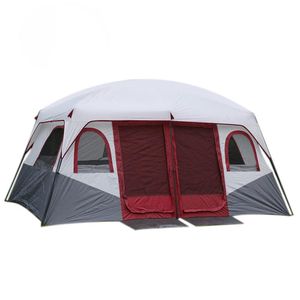 Wholesale person camping family tent resale online - Large Family Camping Tents Waterproof Cabin Outdoor Tent For Person Event Marquee And Shelters