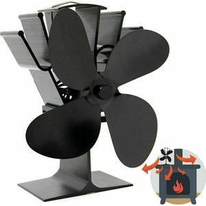 Blades Fireplace Stove Fan Wood Burner Quiet Household Oil Saving Thermal Power Winter Log Thermodynamic Electric Fans