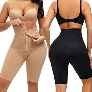 Dames Shapers Taille Trainer Neopreen Sweat Shapewear Body Shaper Vrouwen Breasted Sexy Boxer Hoog getailleerde Belly Pants Dames