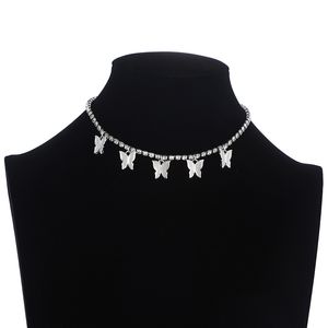 bling-schmuck großhandel-Halskette für Frauen Schmuck Choker Shiny Crystal Clavicle Kette Bling Schmuck