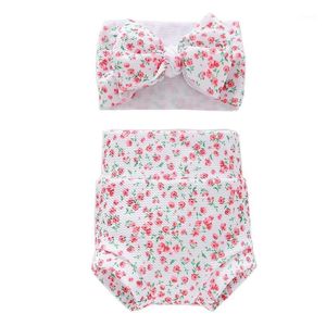 Kläder sätter toddler baby spädbarn flickor bloomers shorts underkläder trosor blöja omslag färg
