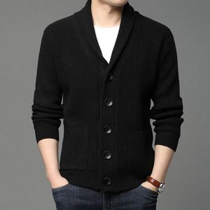 Wholesale vest sleeves for sale - Group buy Men s Vests Autumn And Winter Sweater Vest Long Sleeve Pullover Solid Cardigan Coat Chaleco Hombre Chalecos Para
