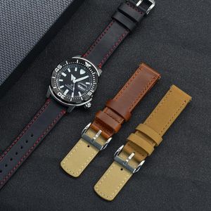Watch Bands Watchband mm mm With Quick Release Spring Women Men s Accessories Black Silver Buckle Genuine Leather Strap