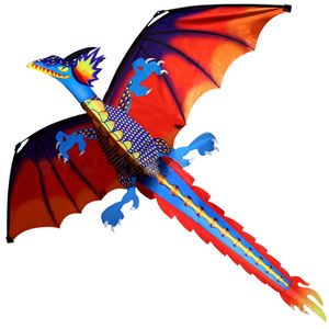 ingrosso cervi volanti-Classical Dragon Kite Accessori cm con coda e manico linea singola linea del fumetto d Dinosaur Kites Sport Outdoor Play Z4518