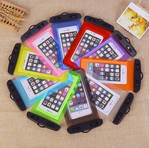 iphone 7 smart case großhandel-Schwimmsäcke bis cm Universal Wasserdichte Taschen Tasche für iPhone s plus Samsung S7 S8 Smartphones