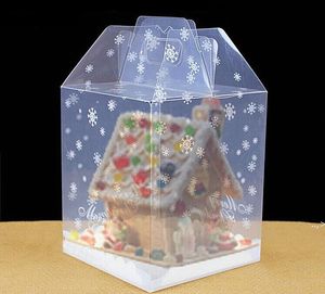 Gift Wrap cm Transparent Gingerbread House Package Cookie Cake Candy Chocolate Box Wedding Favors Boxes For Apple GWA9571