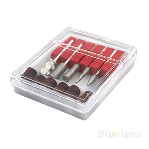 Nail Art Equipment Set Drill Bits With Sanding Bands Professional Useful Replaceable Beauty Salon Manicure Tools Kit