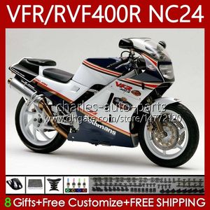 Wholesale motorcycle oem for sale - Group buy OEM Body For HONDA RVF400R VFR400 R VFR400R NC24 V4 Bodywork No RVF400 RVF VFR R RR VFR R VFR400RR Motorcycle Fairing dark blue blk