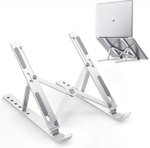 legierungskühler großhandel-Laptop Halterungen für Zoll Tabletten Aluminiumlegierungsständer Position einstellbarer Höhe tragbarer Halter Schreibtischkühler