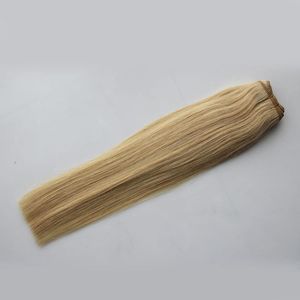 tığ örgü saç
 toptan satış-613 Sarışın Saç Örgü Düz VIP Güzellik Saç g İnsan Saç Tığ Örgü Demetleri adet Renk Sarışın Paketler SPBDF