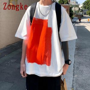 Wholesale clothing for 5xl men resale online - Zongke Casual Harajuku T Shirt For Men Clothing Men s T Shirt Fashion Summer Tops Printed M XL Arrival T Shirts