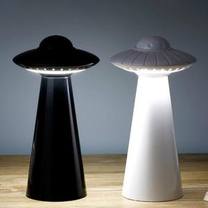 lampenwohnzimmer. großhandel-Nachtlichter dimmbare LED Licht UFO Tischlampe USB wiederaufladbar für Kinder Baby Nachts Schlafzimmer Wohnzimmer Studie Atmosphäre Beleuchtung