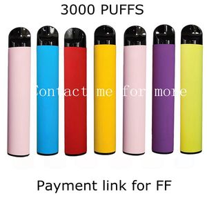 tek kullanımlık elektronik sigara e cig toptan satış-Tek Kullanımlık Vapes Özelleştirilmiş Elektronik Sigaralar mAh Pil ML E Çiğ Baklar Boş Buharlaştırıcı Kalem Puffs Renkli Perakende Ambalaj
