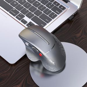 Myszy Ergonomiczne Design Mysz Komputerowy Bluetooth g Bezprzewodowy T32 Pionowe Przyciski Czterokrotne Przełącznik DPI
