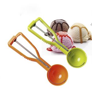 Ice Cream Spoon Ice Ball Maker Ice Cream Scoops Stack Round Fruit Mash Spoon Kitchen Bar Tools Accessories LLD9868