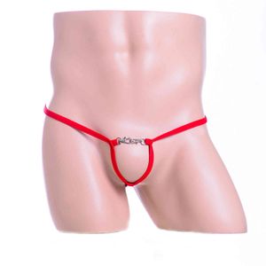 homens confortáveis ​​thong venda por atacado-New Sexy Sexy Men s Underwear Confortective Perspectiva Hollow Thong
