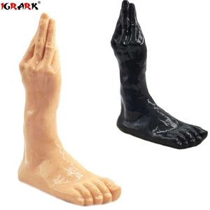 Huge Dildo Masturbator Adult Sex Toys Vagina Anal Stuffed Plug Suction Big Hand Foot Long Large Penis Dick Women Men Gay Couples