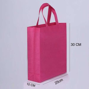 Wholesale gift bags kids craft for sale - Group buy 20pcs Reusable Party favor Gift Tote Bags with Handles for kids Birthday Snacks DIY Craft Decoration Supplies Multi use Gift bag Y0712
