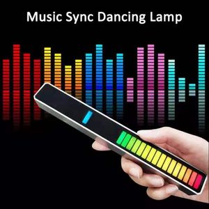 RGB LED Strip Tubes Lights Sound Control Pickup Lamp Rhythm Atmosphere Music Light Bar USB Colorful For Computer audio TV Car Party